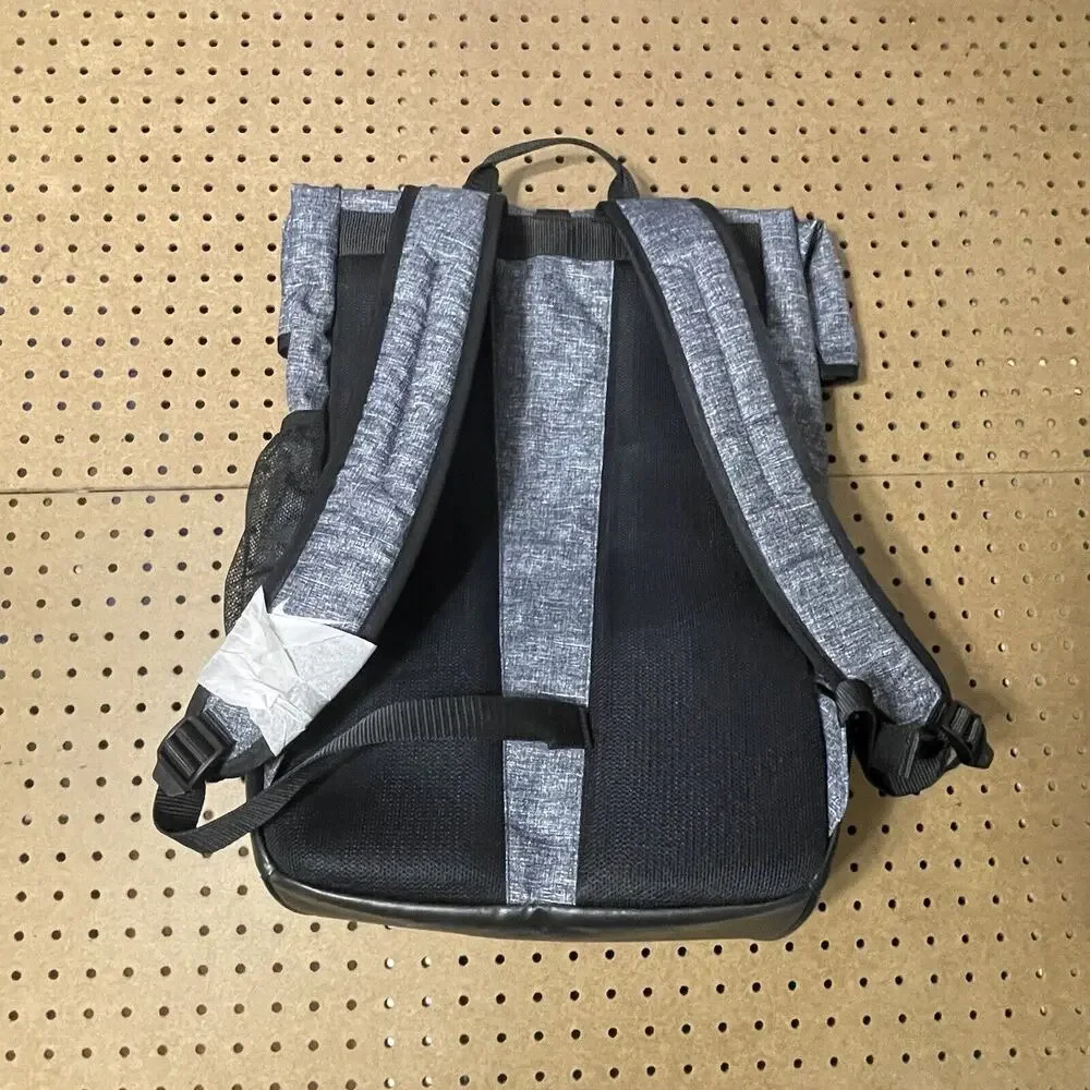 NWOT Nike Elite Sport III Golf Backpack Pro Am Jam Bag Black Heather Roll Top XL